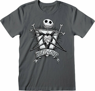 T-shirt The Nightmare Before Christmas Misfit Charcoal XL T-shirt - 1