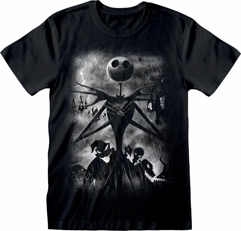Tricou The Nightmare Before Christmas Stormy Skies Black S Tricou