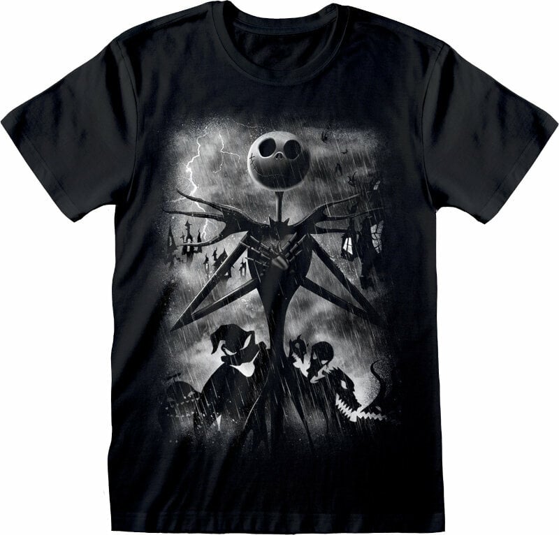 Tricou The Nightmare Before Christmas Stormy Skies Black XL Tricou