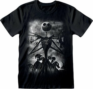 Tricou The Nightmare Before Christmas Stormy Skies Black XL Tricou - 1