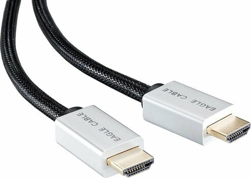 Hi-Fi Video kábel Eagle Cable Deluxe HDMI 0,75 m Fekete Hi-Fi Video kábel - 1