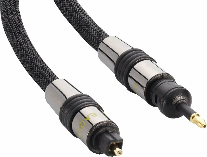 Câble optique Hi-Fi Eagle Cable Deluxe II Optical 0,75 m Noir Câble optique Hi-Fi