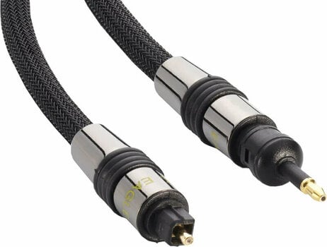 Hi-Fi optische kabel Eagle Cable Deluxe II Optical 0,75 m Zwart Hi-Fi optische kabel - 1