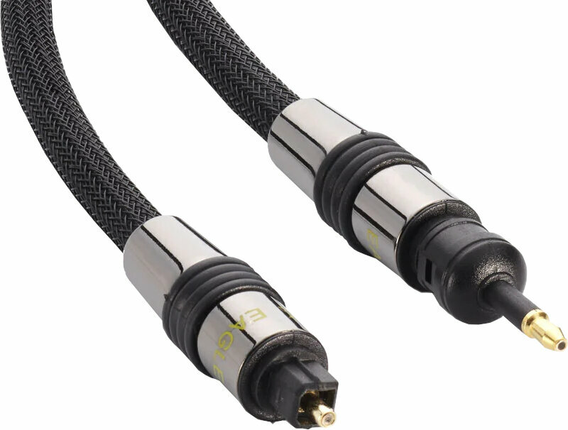 Hi-Fi optische kabel Eagle Cable Deluxe II Optical 1,5 m Zwart Hi-Fi optische kabel