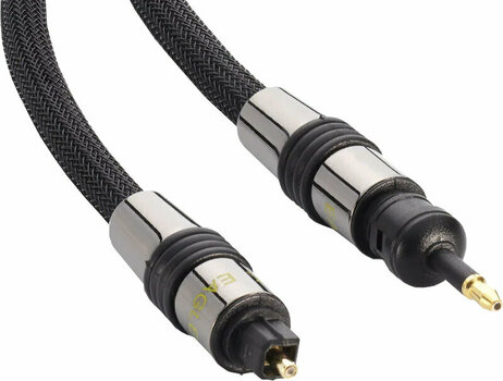 Hi-Fi optische kabel Eagle Cable Deluxe II Optical 5 m Zwart Hi-Fi optische kabel - 1