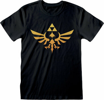 Camiseta de manga corta Legend of Zelda Hyrule Kingdom Logo Black L Camiseta de manga corta - 1