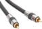Audio kabel Hi-fi Eagle Cable Deluxe II Stereophone audio 0,75m