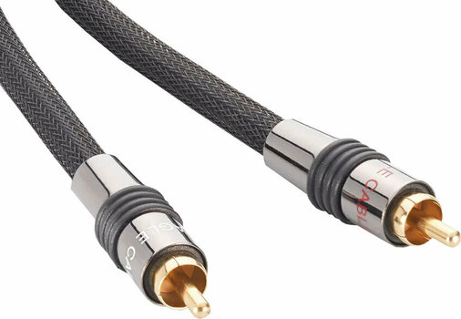 Cablu Hi-Fi audio Eagle Cable Deluxe II Stereophone 1,5 m Negru Cablu Hi-Fi audio - 1