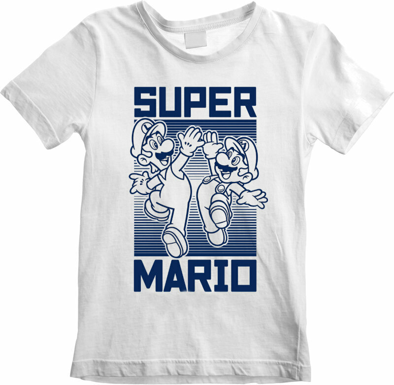 T-Shirt Super Mario High Five White 9 - 11 Jahre T-Shirt