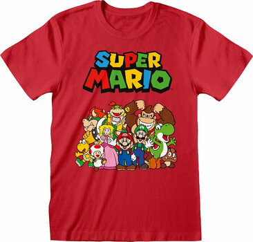 Tričko Super Mario Main Character Group Red S Tričko - 1