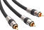 Hi-Fi-kabel för subwoofer Eagle Cable Deluxe II Mono-subwoofer 5 m Svart Hi-Fi-kabel för subwoofer