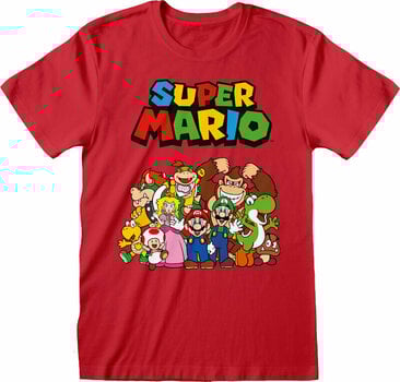 T-Shirt Super Mario Main Character Group Red L T-Shirt - 1