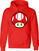 Hoodie Super Mario Power Up Mushroom Red M Hoodie