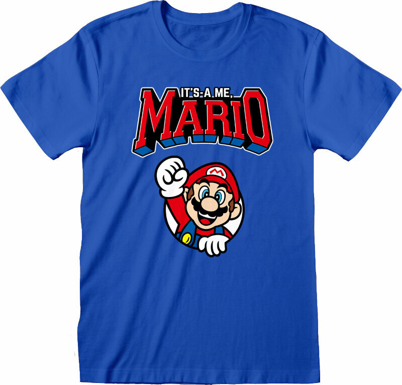 Tričko Super Mario Varsity Blue M Tričko