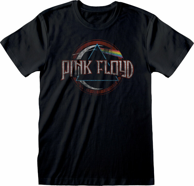 T-Shirt Pink Floyd T-Shirt Dark Side Circle Black S