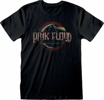 T-Shirt Pink Floyd T-Shirt Dark Side Circle Black S - 1