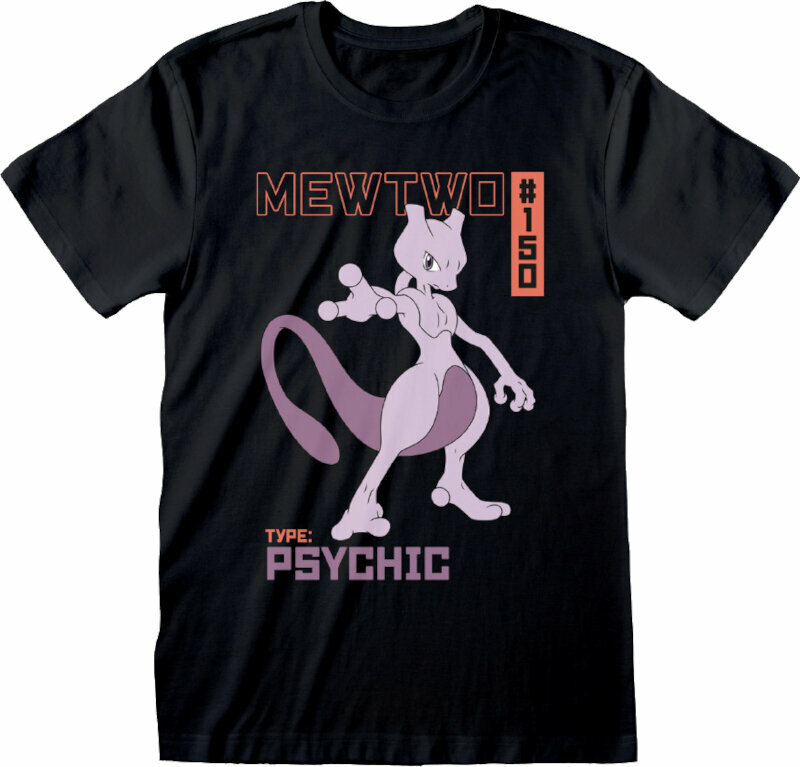 Tričko Pokémon Tričko Mewtwo Black S