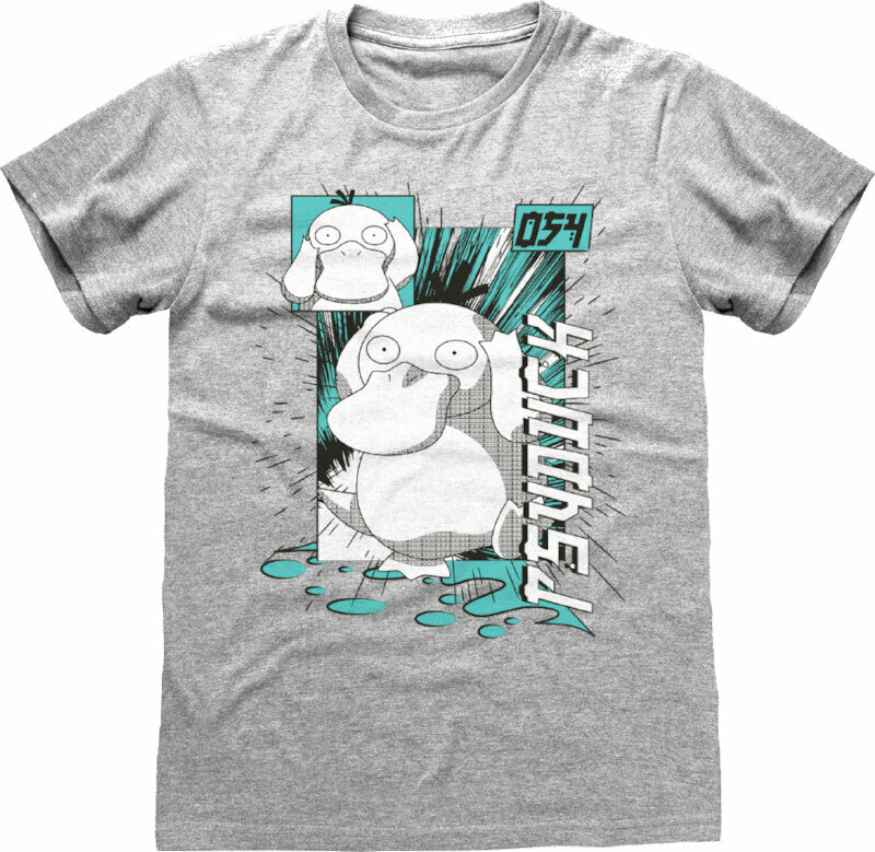 Tričko Pokémon Cyduck Square Heather Grey S Tričko