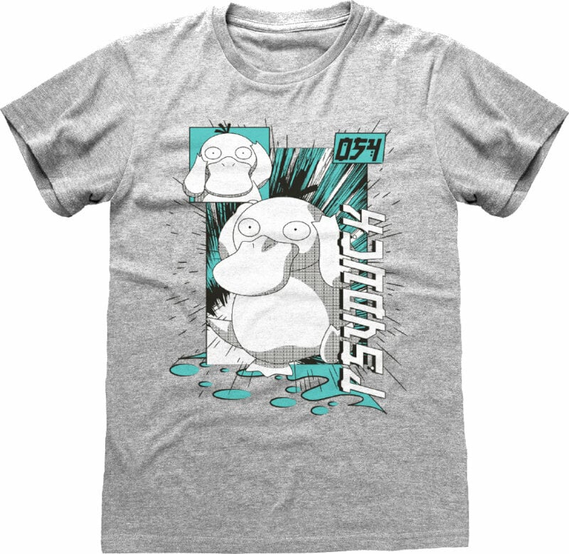 T-shirt Pokémon Cyduck Square Heather Grey XL T-shirt