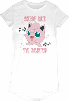 T-shirt Pokémon T-shirt Sing Meo Sleep Ladies White M - 1