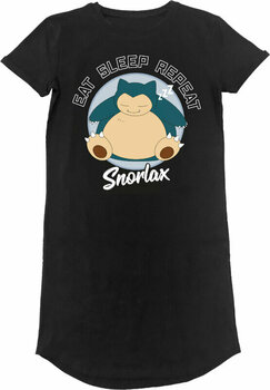 T-Shirt Pokémon T-Shirt Sleeping Snorlax Ladies Damen Black M - 1