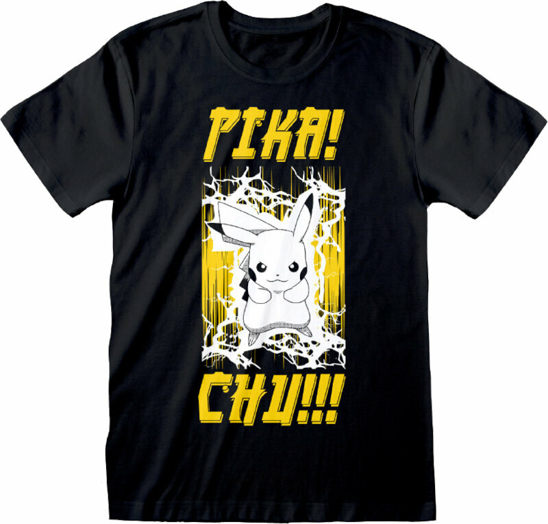 Camiseta de manga corta Pokémon Electrifying Black M Camiseta de manga corta