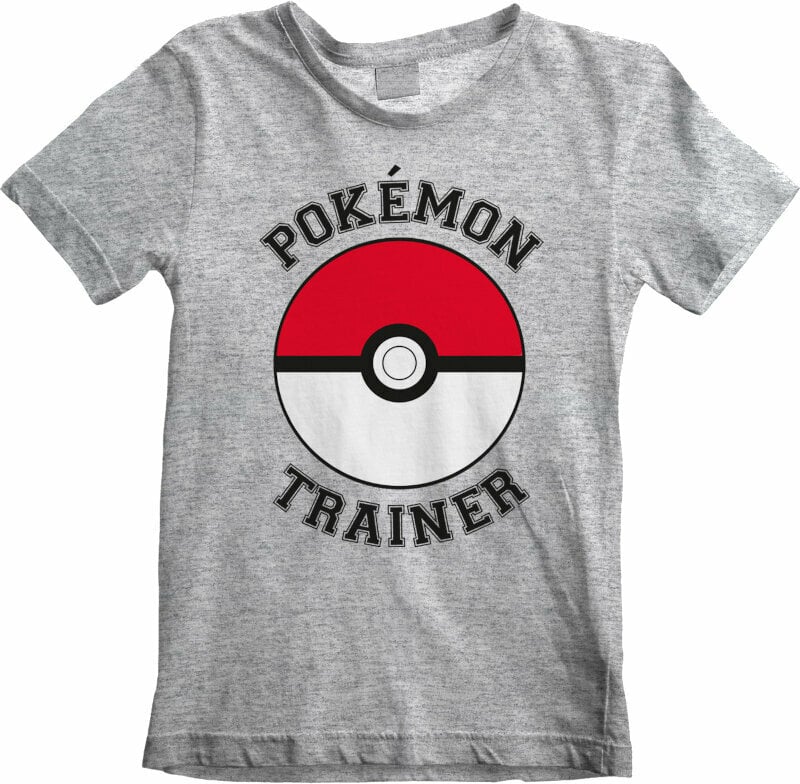 Tricou Pokémon Tricou Trainer Unisex Heather Grey 3 - 4 ani