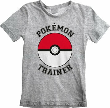 T-Shirt Pokémon T-Shirt Trainer Unisex Heather Grey 3 - 4 J - 1