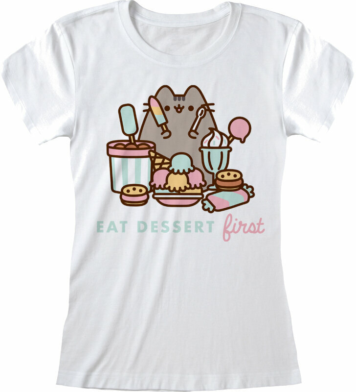 Košulja Pusheen Eat Dessert First White M Košulja