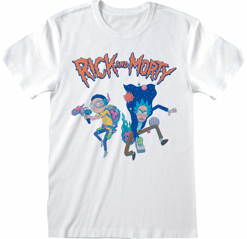 Maglietta Rick And Morty Psychedelic White L Maglietta