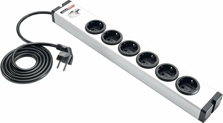 Cablu Hi-Fi extensie Eagle Cable 6x Schuko 1,5 m Alb Cablu Hi-Fi extensie