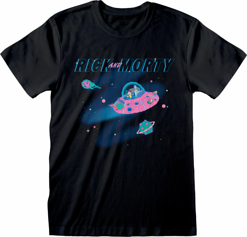 Риза Rick And Morty Риза In Space Unisex Black L