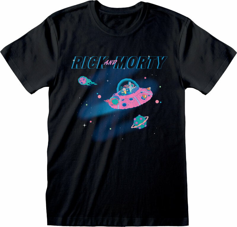 Tricou Rick And Morty In Space Black XL Tricou