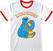 Tričko Sesame Street Munchies White-Red S Tričko