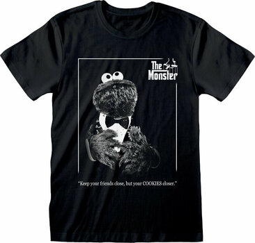 T-Shirt Sesame Street The Monster Black L T-Shirt - 1