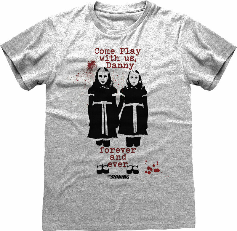 The Shining T-Shirt Come Play With Us Heather Grey L - Muziker