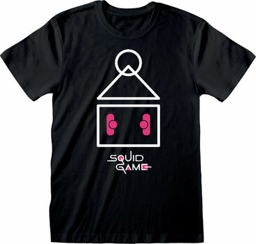 T-Shirt Squid Game T-Shirt Symbol Unisex Black XL - 1