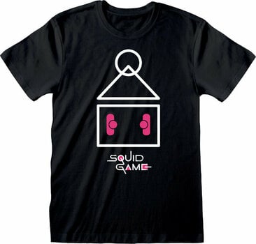 Shirt Squid Game Shirt Symbol Unisex Black XL - 1