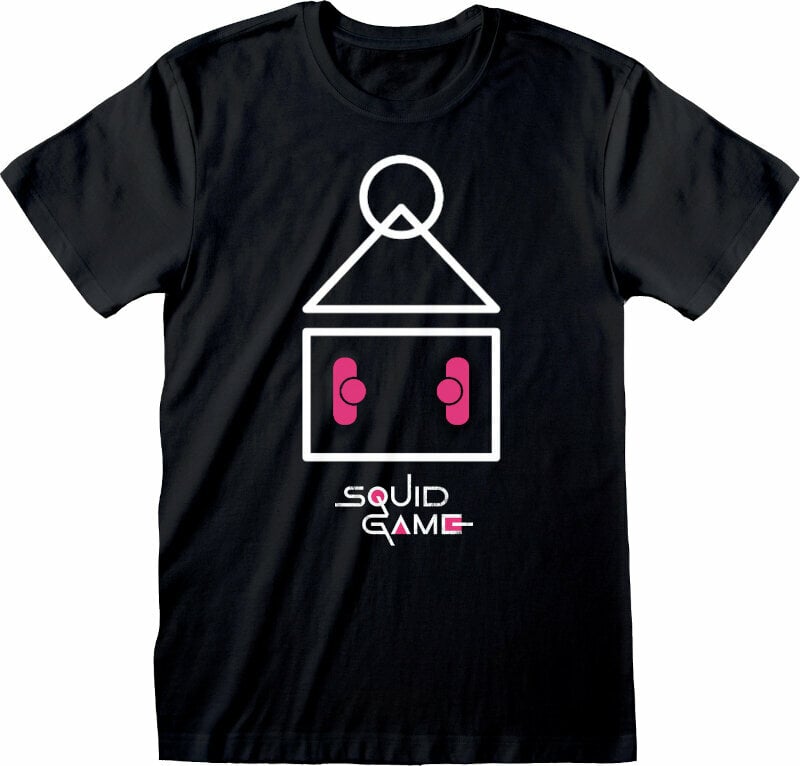 T-Shirt Squid Game T-Shirt Symbol Black 2XL