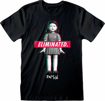 T-shirt Squid Game Elimination Doll Black S T-shirt - 1