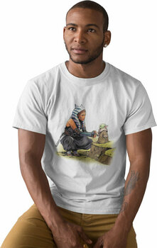 T-shirt The Mandalorian Ashoka Grogu White 2XL T-shirt - 1