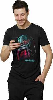 Tricou The Mandalorian Helmet Reflection Black M Tricou - 1