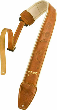 Leather guitar strap Gibson Montana Strap - Tan - 1