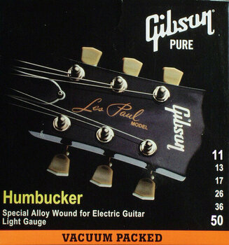 Cordes pour guitares électriques Gibson Special Alloy Humbucker 11-50 - 1