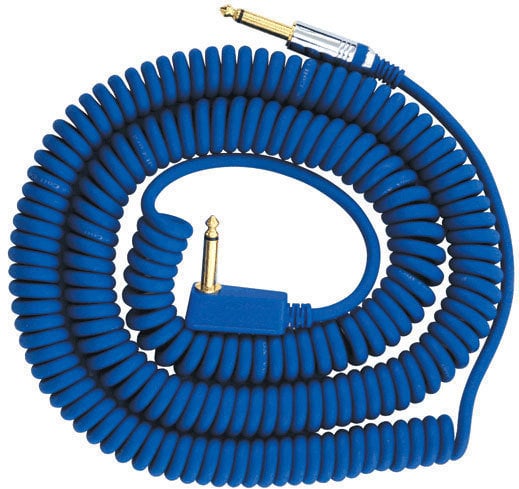 Nástrojový kabel Vox VCC-90 Modrá 9 m Rovný - Lomený