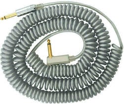 Vox VCC-90 Silver 9 m Straight - Angled Instrument Cable (Like new)