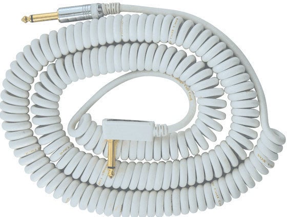 Nástrojový kabel Vox VCC-90 Bílá 9 m Rovný - Lomený