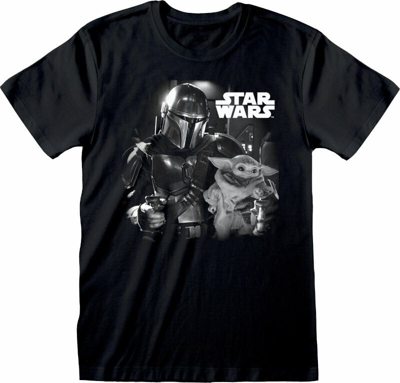 Tričko The Mandalorian BW Photo Black 2XL Tričko
