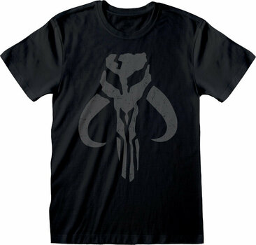 Tričko The Mandalorian Distressed Crest Black XL Tričko - 1