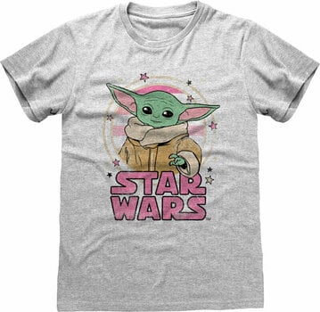 Skjorta The Mandalorian Starry Child Heather Grey 2XL Skjorta - 1